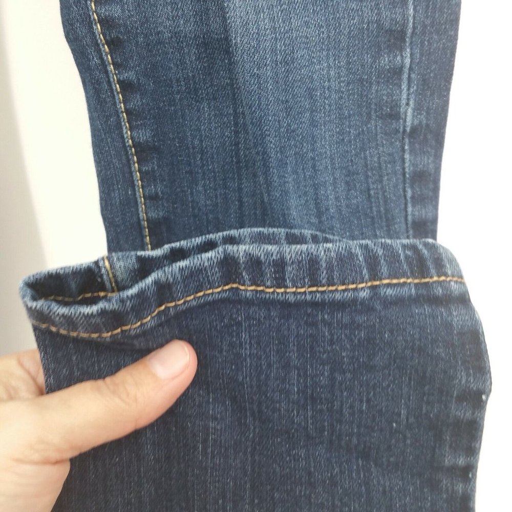 Aeropostale Women Bayla Skinny Jeans Size 00 Short Dark Wash Low Rise Stretch - Picture 5 of 9